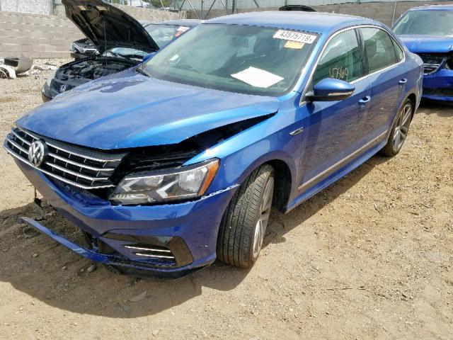 1VWDT7A37HC010915 - 2017 VOLKSWAGEN PASSAT R-L 蓝色 照片 2