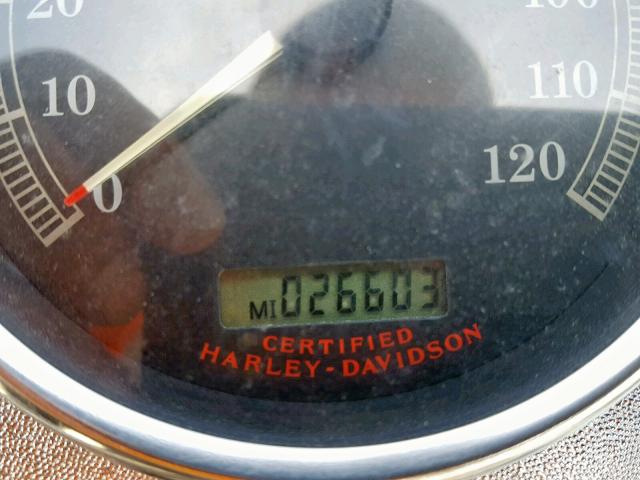 1HD1BXB164Y083856 - 2004 HARLEY-DAVIDSON FLSTFI BLACK photo 8
