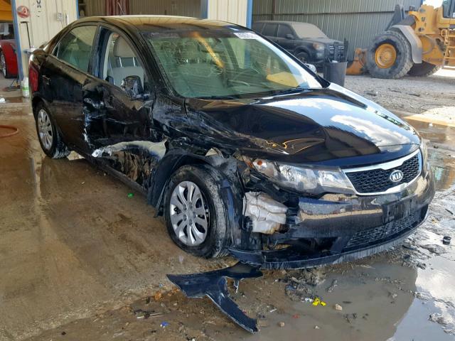 KNAFU4A27B5434361 - 2011 KIA FORTE EX BLACK photo 1