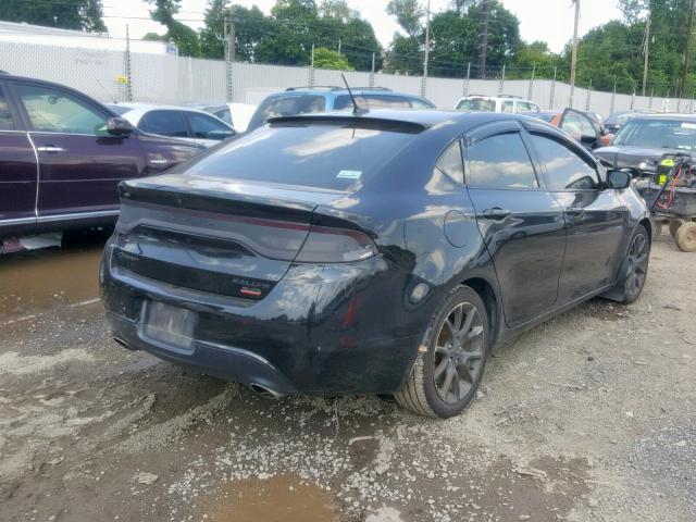 1C3CDFBB6ED903633 - 2014 DODGE DART SXT BLACK photo 4