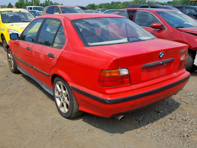 4USCC7326SLA00691 - 1995 BMW 318 I RED photo 3