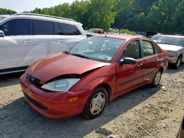 1FAFP33P1YW200187 - 2000 FORD FOCUS LX RED photo 2
