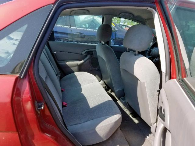 1FAFP33P1YW200187 - 2000 FORD FOCUS LX RED photo 6