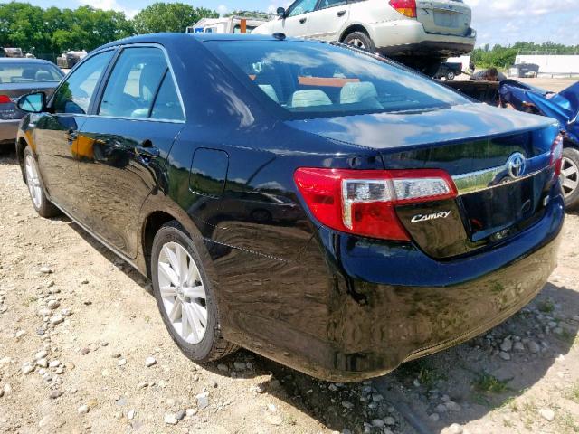 4T1BD1FK6EU130257 - 2014 TOYOTA CAMRY HYBR BLACK photo 3