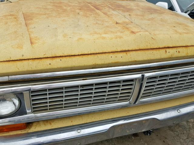 F10YRG79473 - 1970 FORD F100 TAN photo 7