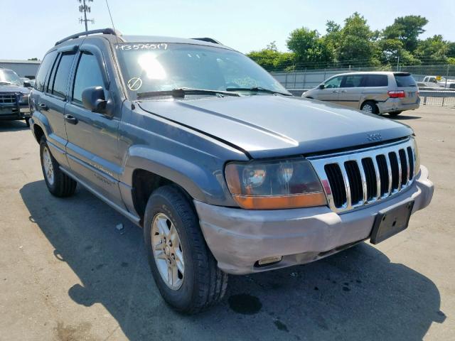 1J4GW48N72C286025 - 2002 JEEP GRAND CHER GRAY photo 1