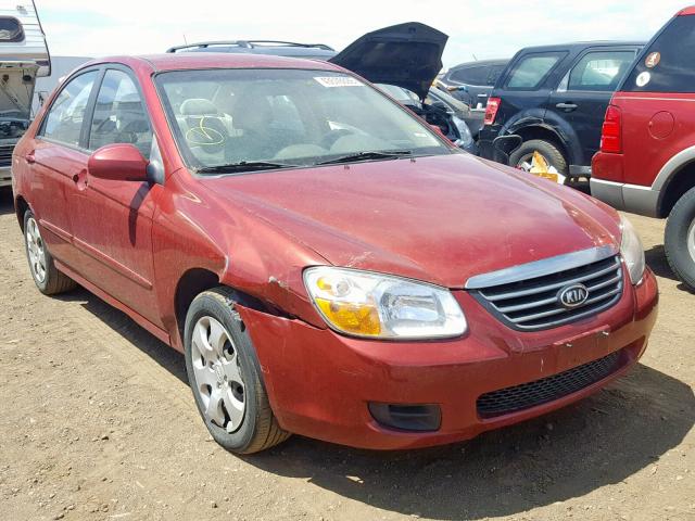 KNAFE222495644460 - 2009 KIA SPECTRA EX RED photo 1