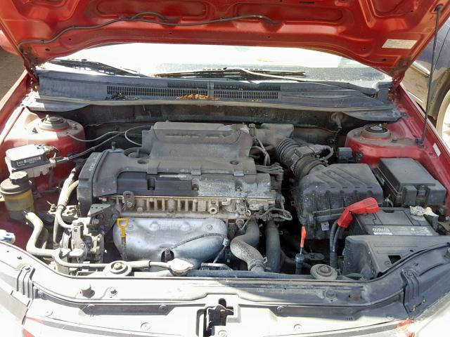 KNAFE222495644460 - 2009 KIA SPECTRA EX RED photo 7