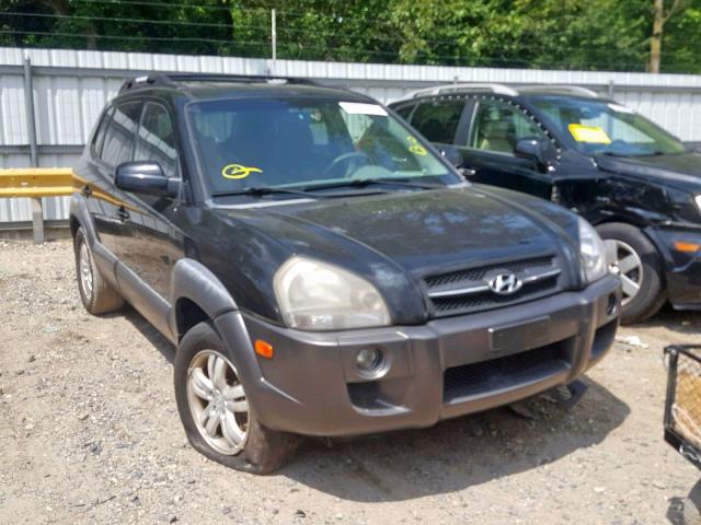 KM8JN12D38U838373 - 2008 HYUNDAI TUCSON SE BLACK photo 1