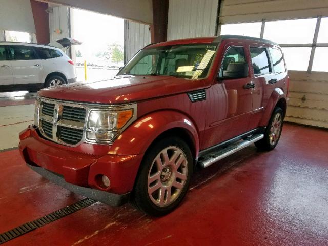 1D8GU58K98W129824 - 2008 DODGE NITRO SLT RED photo 2