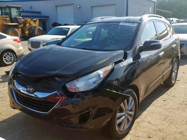 KM8JU3AC2CU506666 - 2012 HYUNDAI TUCSON GLS BLACK photo 2