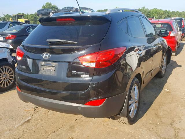 KM8JU3AC2CU506666 - 2012 HYUNDAI TUCSON GLS BLACK photo 4