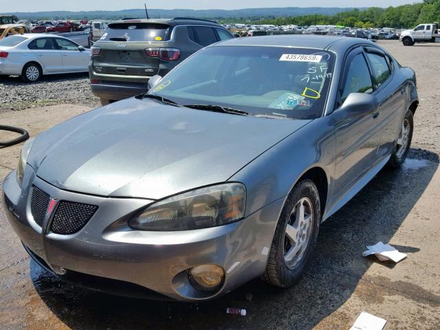 2G2WS522841251301 - 2004 PONTIAC GRAND PRIX BLUE photo 2