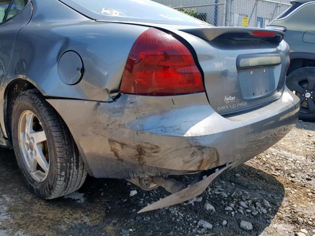 2G2WS522841251301 - 2004 PONTIAC GRAND PRIX BLUE photo 9