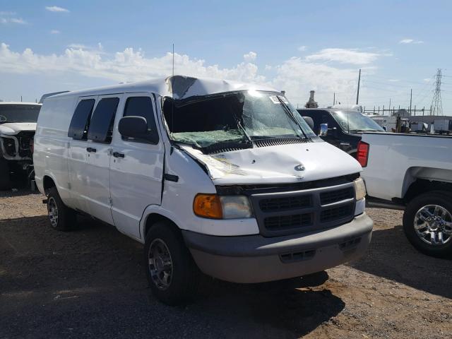 2B7LB31Z9YK175203 - 2000 DODGE RAM VAN B3 WHITE photo 1