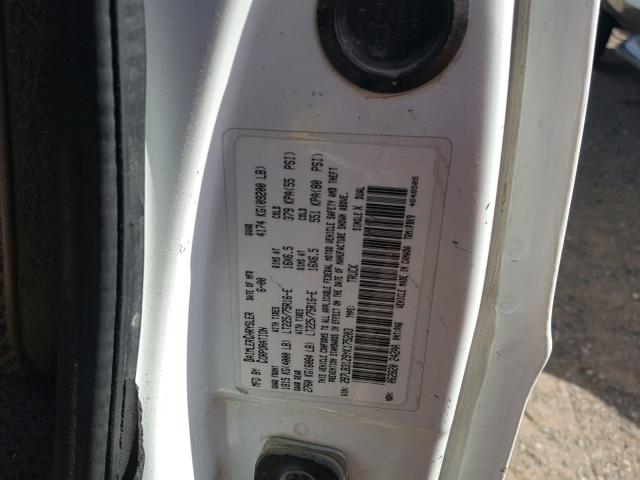 2B7LB31Z9YK175203 - 2000 DODGE RAM VAN B3 WHITE photo 10