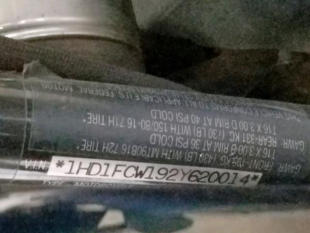 1HD1FCW192Y620014 - 2002 HARLEY-DAVIDSON FLHTCUI GREEN photo 10