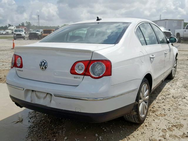 WVWJK7ANXAE163504 - 2010 VOLKSWAGEN PASSAT KOM WHITE photo 4