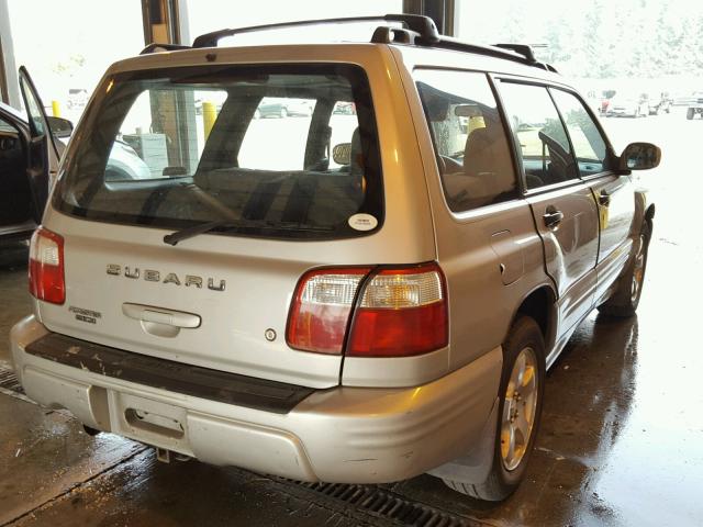 JF1SF65661H713906 - 2001 SUBARU FORESTER S SILVER photo 4