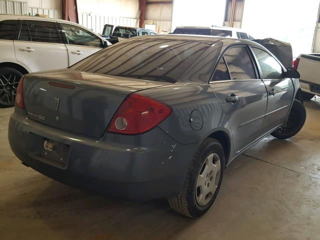 1G2ZF55B864276039 - 2006 PONTIAC G6 SE GRAY photo 4