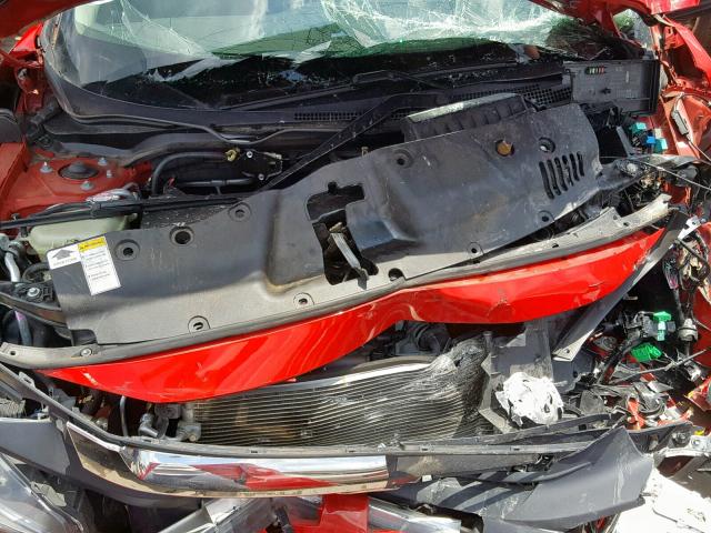 2HGFC2F74GH512708 - 2016 HONDA CIVIC EX RED photo 7