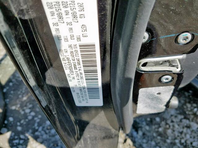 1J4NF4FB7AD649514 - 2010 JEEP COMPASS SP შავი ფოტო 10