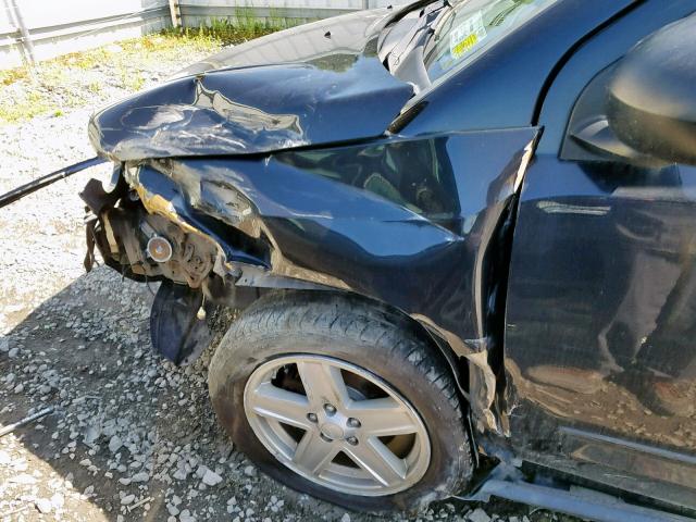 1J4NF4FB7AD649514 - 2010 JEEP COMPASS SP შავი ფოტო 9