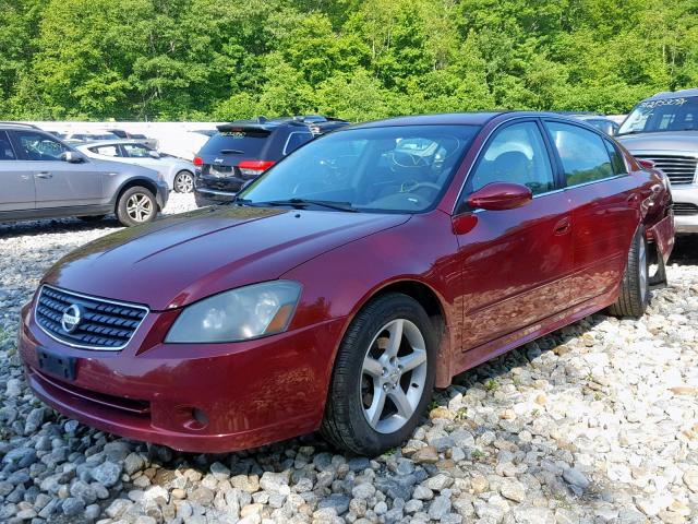 1N4BL11D95C324759 - 2005 NISSAN ALTIMA SE RED photo 2