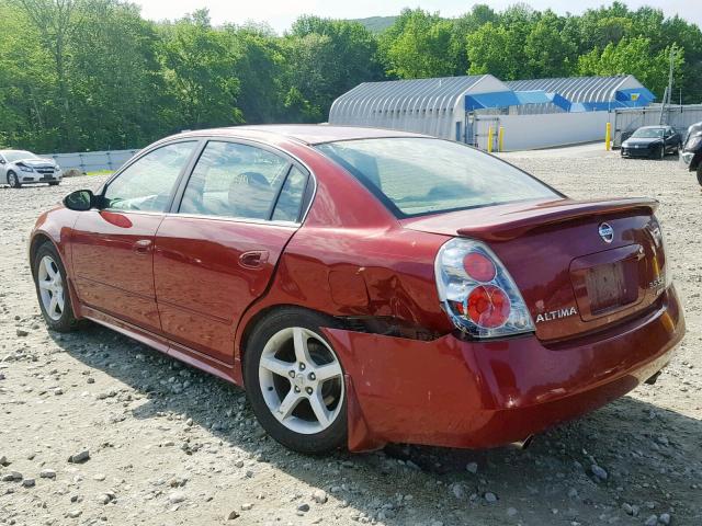 1N4BL11D95C324759 - 2005 NISSAN ALTIMA SE RED photo 3