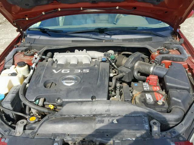 1N4BL11D95C324759 - 2005 NISSAN ALTIMA SE RED photo 7