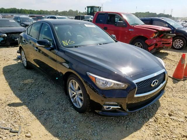 JN1BV7AP4FM337760 - 2015 INFINITI Q50 BASE BLACK photo 1