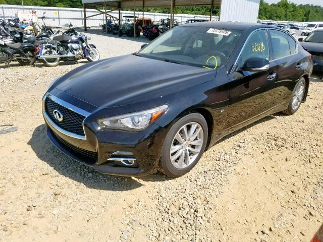 JN1BV7AP4FM337760 - 2015 INFINITI Q50 BASE BLACK photo 2