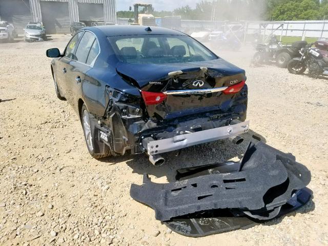 JN1BV7AP4FM337760 - 2015 INFINITI Q50 BASE BLACK photo 3