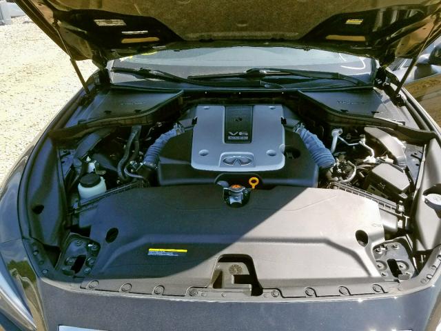 JN1BV7AP4FM337760 - 2015 INFINITI Q50 BASE BLACK photo 7