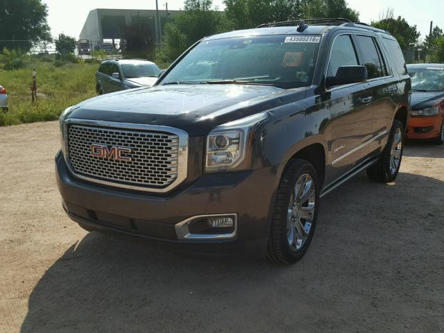 1GKS2CKJ6FR699444 - 2015 GMC YUKON DENA BLACK photo 2