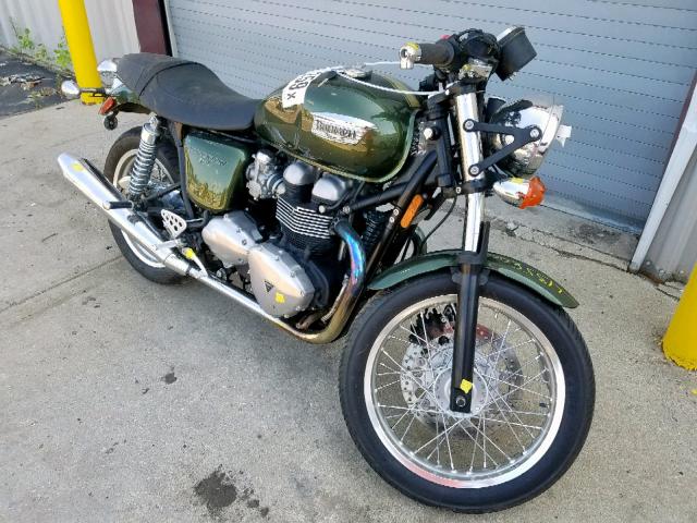 SMT920K14ET619358 - 2014 TRIUMPH MOTORCYCLE THRUXTON GREEN photo 1