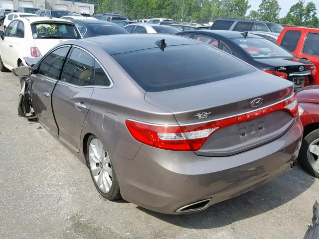 KMHFH4JG3DA288257 - 2013 HYUNDAI AZERA GLS SILVER photo 3