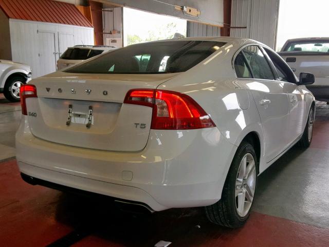 YV126MFK4F1342376 - 2015 VOLVO S60 PREMIE WHITE photo 4