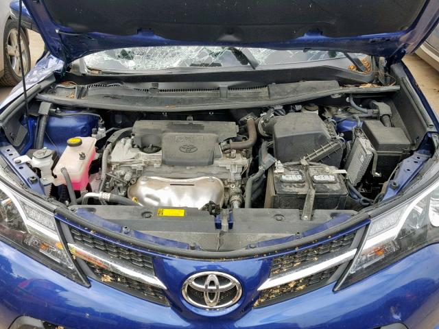 2T3DFREVXFW246289 - 2015 TOYOTA RAV4 LIMIT BLUE photo 7