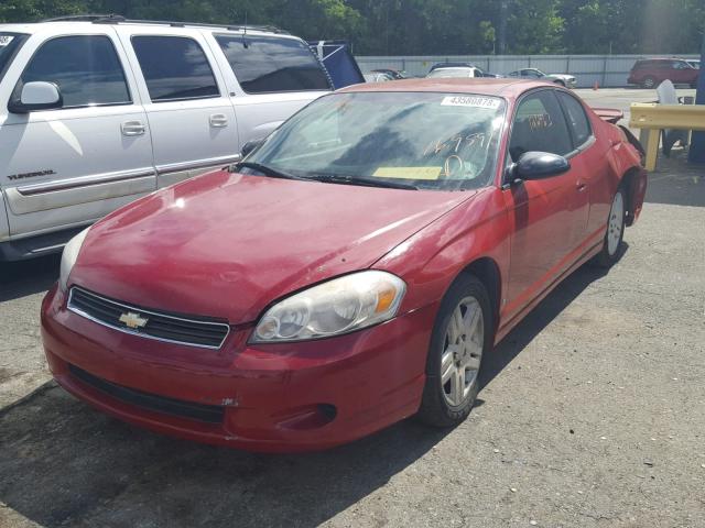 2G1WK15K779169591 - 2007 CHEVROLET MONTE CARL RED photo 2