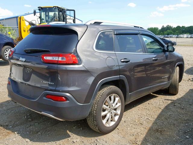 1C4PJMDB6FW774404 - 2015 JEEP CHEROKEE L BLACK photo 4