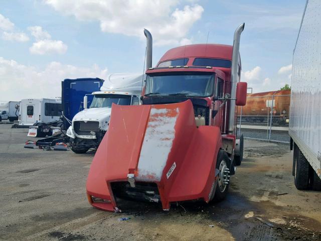 1XKAD69X6PJ585946 - 1993 KENWORTH CONSTRUCTI RED photo 2