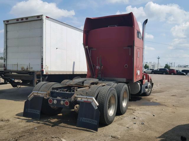 1XKAD69X6PJ585946 - 1993 KENWORTH CONSTRUCTI RED photo 4