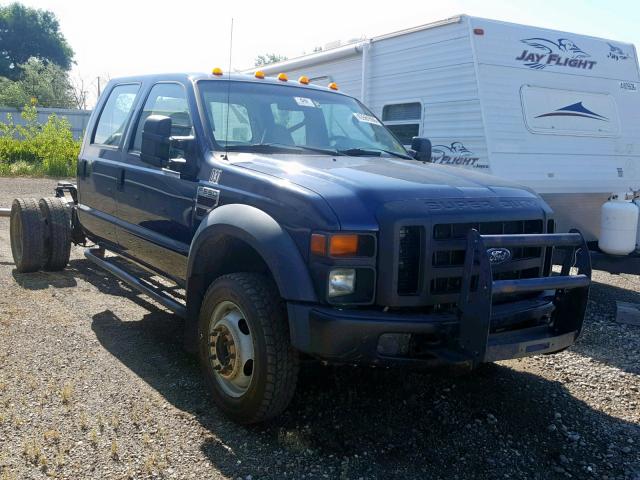 1FDAW57R28EA63048 - 2008 FORD F550 SUPER BLUE photo 1