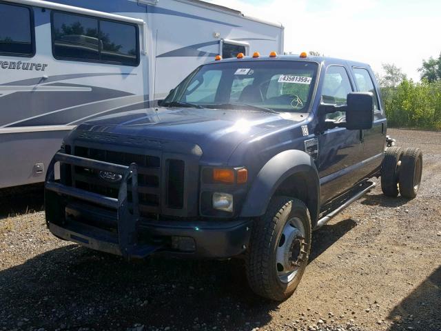 1FDAW57R28EA63048 - 2008 FORD F550 SUPER BLUE photo 2