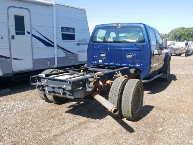 1FDAW57R28EA63048 - 2008 FORD F550 SUPER BLUE photo 4