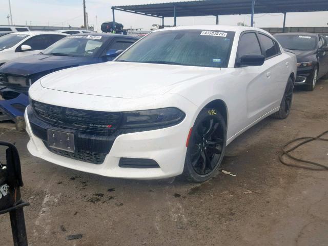 2C3CDXBG7HH642795 - 2017 DODGE CHARGER SE WHITE photo 2