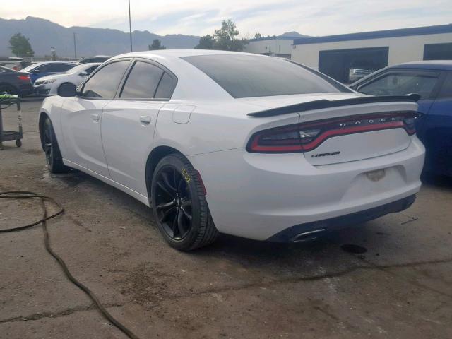 2C3CDXBG7HH642795 - 2017 DODGE CHARGER SE WHITE photo 3