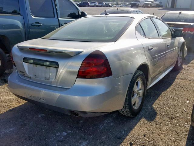 2G2WP552861193805 - 2006 PONTIAC GRAND PRIX SILVER photo 4