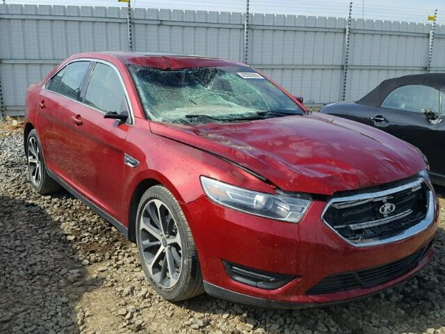 1FAHP2H87FG139553 - 2015 FORD TAURUS SEL RED photo 1